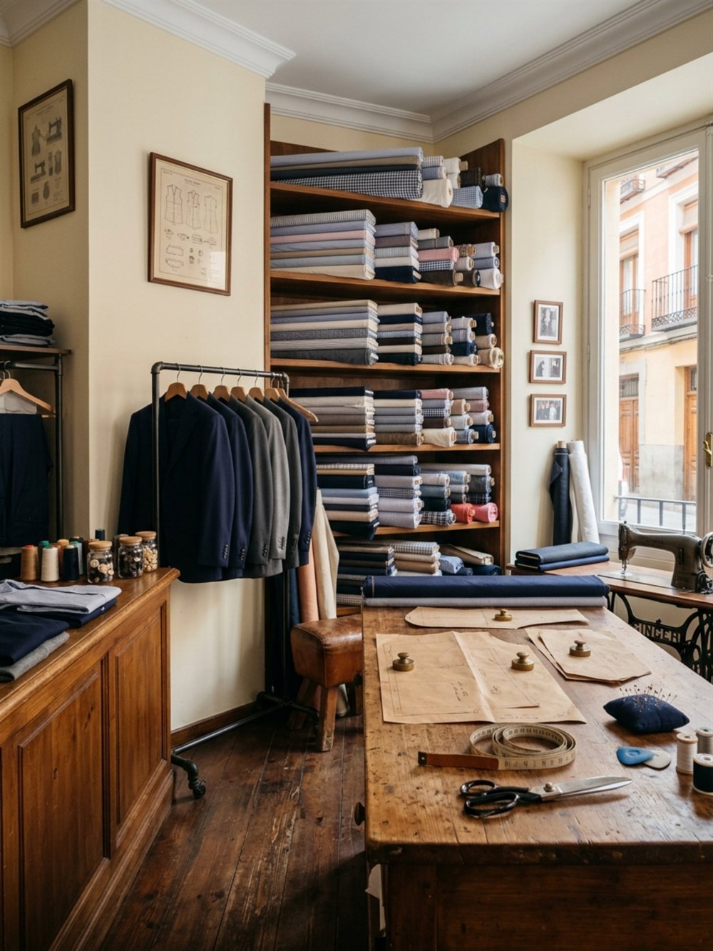 El atelier de El Taller de la Camisa en el Barrio de Salamanca, Madrid